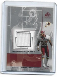 Michael Westbrook 2001 Upper Deck SP Game Used Edition Card #MW Jersey Redskins - Picture 1 of 2