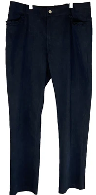 DONCASTER Mujer 10 Jeans Borde con Volantes Bolsillos Frontales Oscuro Denim Informal Elegante Usado en Excelente Condición Foto 1 de 4