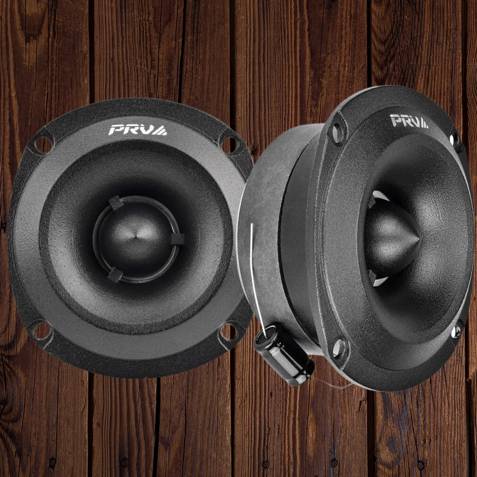 2x PRV 240W Super Tweeter Poco Profundo TW350Ti-4 DELGADO 3.5" Bala 4 Ohmios Titanio Foto 1 de 4