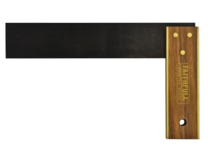 Faithfull FAITRY9 Carpenters Brass Try Square 225mm 9.1/2in - Picture 1 of 1