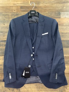 Hugo Boss Blue 3 Piece Suits Blazers For Men For Sale Ebay