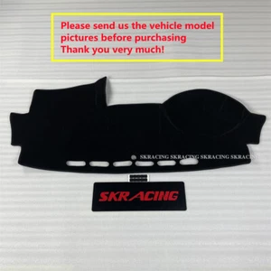 DASH COVER MAT DASHMAT DASHBOARD PAD BLACK For HONDA ACCORD 2004-2007 - Imagen 1 de 18