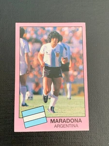 MARADONA ARGENTINA FIGURINA CALCIATORI PANINI 1985-86 N°332 NEW DA BUSTINA - Foto 1 di 2