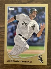 2013 Topps #580 Jordan Danks Gold Parallel 960/2013 White Sox