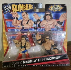 WWE Wrestling Rumblers SANTINO MARELLA & JOHN MORRISON Mini Figur 2er Pack Mattel - Bild 1 von 7