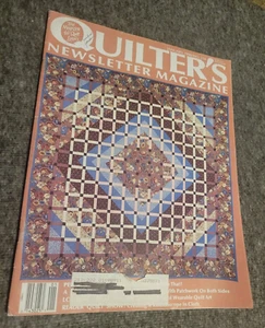 QUILTER'S Newsletter Magazine Jan 1990 #218 Window Garden Quilt Scrap Quilts - Picture 1 of 12