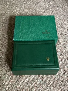 Raro Auténtico 68258 68278 Limitado Cuero Verde Reloj Caja Caja 53.00.08 - Imagen 1 de 11