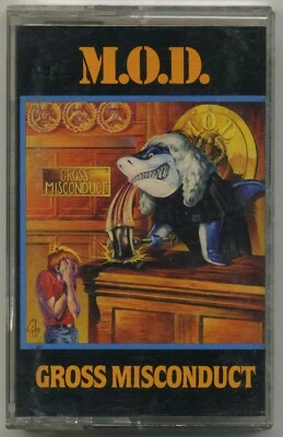 M.O.D. Gross Misconduct; Cassette 1989 Megaforce Records - Image 1 of 4