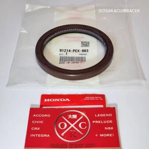 New Genuine OEM 2000-2009 Honda S2000 Rear Main Oil Seal AP1 AP2 91214-PCX-003 - Picture 1 of 11