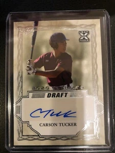 🔥💎  2020 Leaf Ultimate Draft XRC Autograph Silver Carson Tucker RC Rookie Auto - Picture 1 of 1