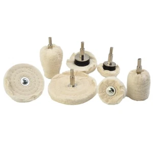 7Pcs/set Buffer Wheel Polishing Buffing Pad Brush Kit For Rotary Drill Bit Part - Picture 1 of 23