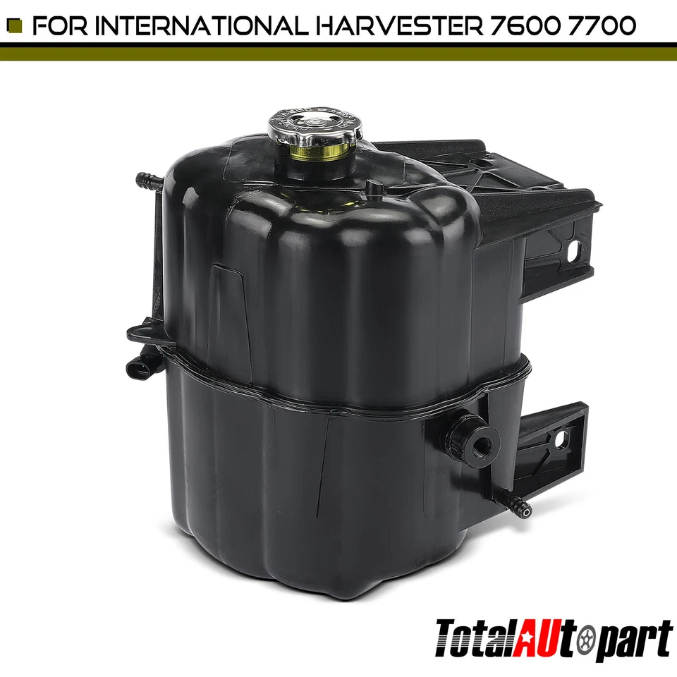 1x Depósito de refrigerante de motor nuevo con tapa para International Harvester 7600 7700 Foto 1 de 4