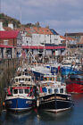 794082 Fishing Boats In Whitby Harbor North Yorkshire England A4 Photo Print
