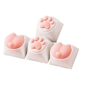 4 Pack Cat Paw Keycaps MX Structure Mechanical Keyboards Keycaps - Afbeelding 1 van 8
