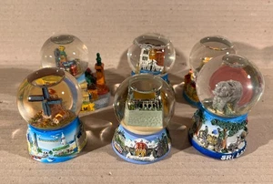 6 Stück Schneekugeln Konvolut Amsterdam Niederlande Sri Lanka Stockholm Prag - Bild 1 von 7