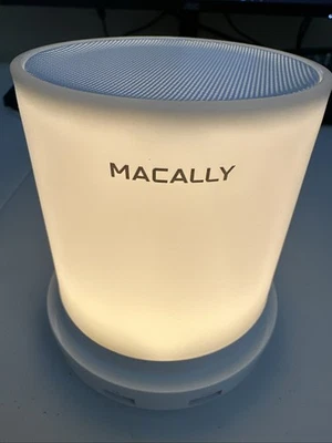Macally Touch Small Bedside Lamp Light 4 USB Ports (USB C + A) Fast Charge RARE! - Image 1 of 3