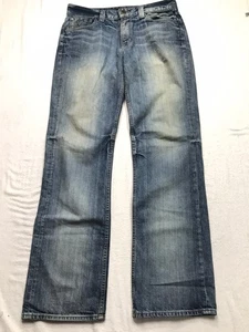 GUESS Desmond Jean Men 36x34 (34/34 tag) Relaxed Straight Wide Leg Aged Distress - Picture 1 of 17