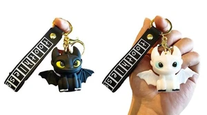 Zahnlos und Licht Wut Figuren 3D Silikon Charm Schlüsselanhänger Schlüsselringe Set - Bild 1 von 1