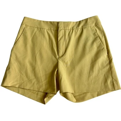 Banana republic chino mustard butter yellow preppy high rise 5 inch colorful  4 - Image 1 of 4