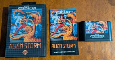 1991 Sega Genesis Alien Storm CIB *Excellent High Grade Example* - Image 1 of 4