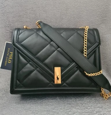 Polo Ralph Lauren  Polo ID Quilted Leather Envelope Bag - Image 1 of 4