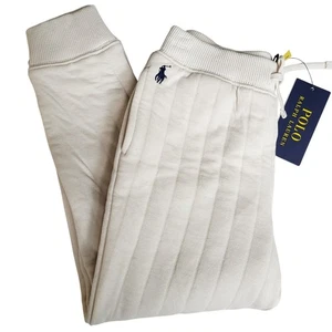 Polo Ralph Lauren Kinder Größe 5 cremefarbene gesteppte Jogginghose Sweatpants UVP 69,50 $ - Bild 1 von 9