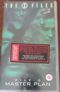 The X-Files - File 6 - Master Plan - VHS Tape with Collectors Card + Inserts - Picture 1 of 5