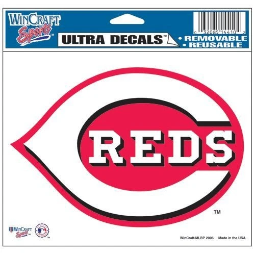 Cincinnati Reds Decal 5x6 Ultra Color - Image 1 of 1