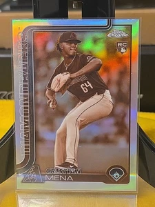 2025 Topps Chrome Sepia Christian Mena RC - Picture 1 of 7