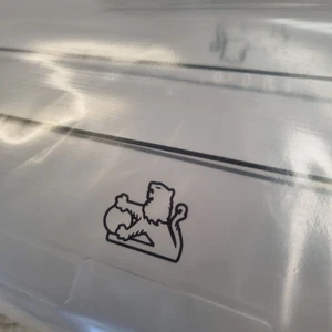 New Holden Commodore VL Clear Black Stripe Headlight Covers/ Protectors Pair - Picture 1 of 5