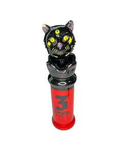 3 floyds tap handle 3 Eyed Black Cat 2 Piece Handle. Chipped One Ear See Picture - Picture 1 of 9