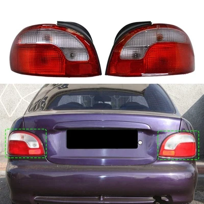 Par de luces traseras interiores parachoques conjunto de luces de freno para Hyundai Accent 1998-1999 Foto 1 de 4