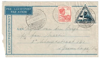 Pelikaan cover, Buitenzorg, Netherlands Indies to Netherlands 1933 - Image 1 of 2