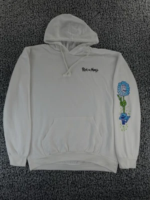 Sudadera con Capucha Rick & Morty Adult Swim Wubba Lubba Dub-Dub Gráfica | Blanca | Hombres L/XL Foto 1 de 4