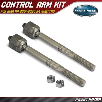 2Pcs Front Left & Right Inner Steering Tie Rod Ends for Audi A4 17-20 A4 Quattro - Image 1 of 4