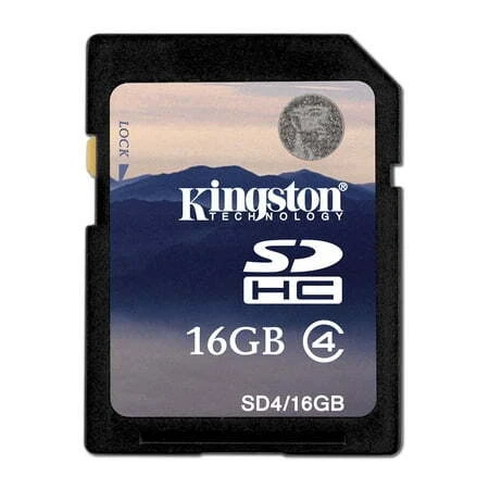 Kingston microSDHC 16 Go Class 4 + SD Adapter - Image 1 of 1