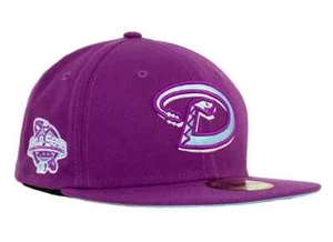 New Era Arizona Diamondbacks Dear Mama Fitted Hat 2001 WS Side Patch Size 7 1/2 - Imagen 1 de 5