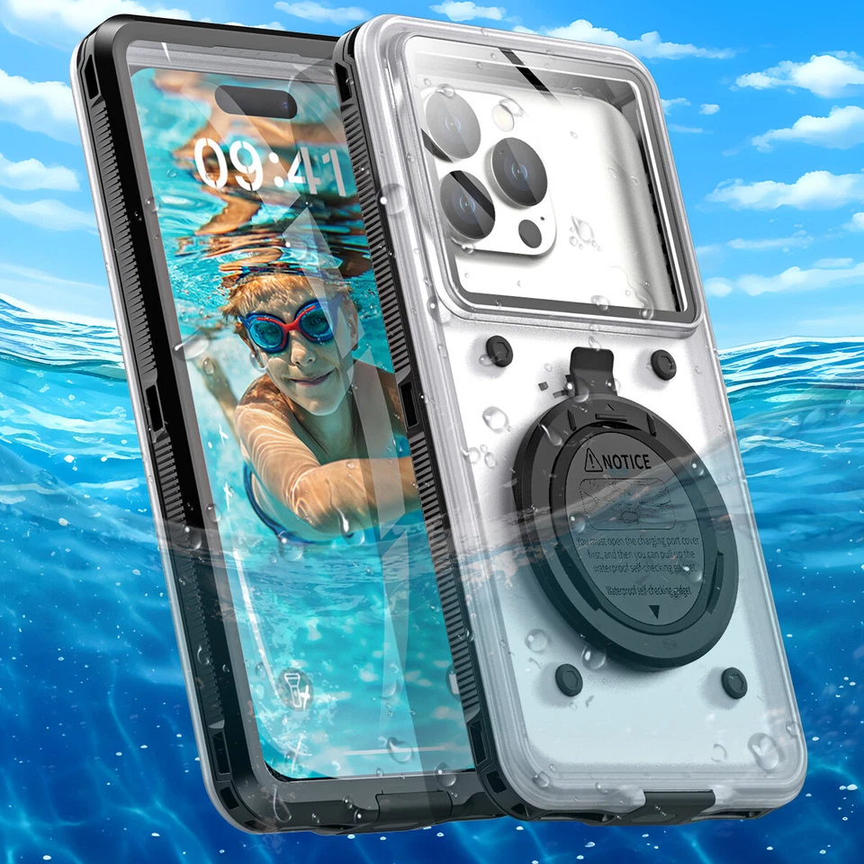 Funda Impermeable Buceo para iPhone 15 14 13 12 16e Samsung S25 S24 S23 S22+ Foto 1 de 4