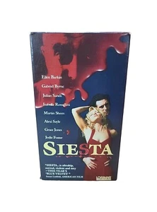 Siesta VHS Video Erotic Mystery Thriller Ellen Barkin Jodie Foster Gabriel Byrne - Picture 1 of 3