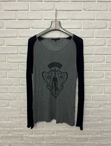 Maglione maglione vintage uomo Gucci Hysteria Knight grande logo modal leggero taglia S