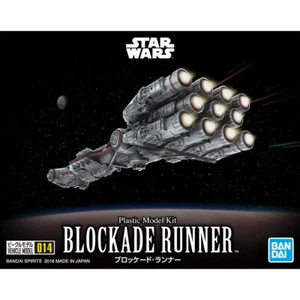 BANDAI Star Wars Vehicle Model 014 1/1000 BLOCKADE RUNNER Model Kit NEW - Photo 1 sur 3