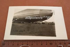 tolles altes Foto - Luftschiff - Zeppelin - Graf Zepplin gelandet ?? Ort ??? - Picture 1 of 5
