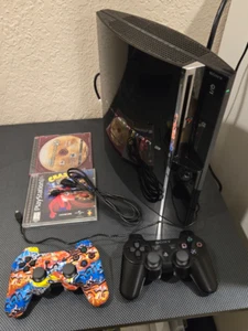 Sony PlayStation 3 PS3 80GB CECHE01 Backwards Compatible Console OEM Bundle Lot - Picture 1 of 13