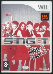 DISNEY SING IT HIGH SCHOOL MUSICAL 3 SENIOR YEAR WII WII U NUOVO PAL ITA - Imagen 1 de 2