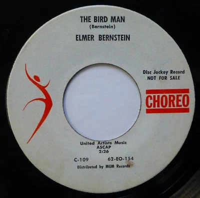 Elmer Bernstein 45 Thema Von Two Weeks Vogel Man Choreo Soundtrack Promo ct177 - Bild 1 von 2