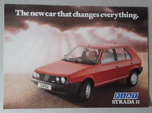 Fiat Strada II Brochure c.1983 - Comfort Super 105TC Cabrio - Picture 1 of 3