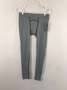 PBX Pro Mens Lg Compression Pants Tights Base layer Gray Poly/Spandex NWT - Picture 1 of 4