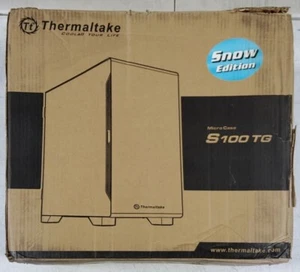Thermaltake S100 Snow Edition Mini Tower Case - White (CA-1Q9-00S6WN-00) - Zdjęcie 1 z 7