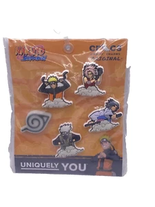 Crocs Uniquely You Jibbitz Charms Naruto Shippuden Pack of 5 New Sealed - Picture 1 of 3