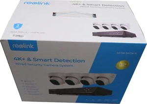 Reolink NVS8-5KD4-A Ultra HD NVR Security Kit with 4 x Dome Cameras 10MP 2TB NEW - Picture 1 of 2